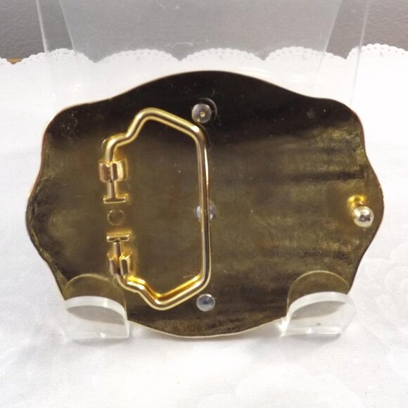 Western Hat and Revolver Southwestern Style Belt Buckle - Picture 11 of 11